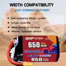 DXF 550mAh 4S 80C 14.8V FPV 리포 배터리 팩