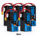 DXF 6S 22.2V 21000mAh 10C Soft Case LiPo Battery with 8AWG Wire for UAVs & Drones (1-6 Pack)