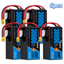 (CN)DXF 6S Lipo Battery 22.2V 10C 30000mAh Soft Case Battery  for Drone UAV FPV Car Truck Tank RC Buggy Truggy Racing Hobby