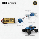 DXF GOLD Series 3S 11.1V 5200mAh 100C Graphene Hardcase LiPo Battery with EC5 Plug for 1/8 1/10 RC Car Truck (1-6 Pack)