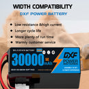 (CN)DXF 6S Lipo Battery 22.2V 10C 30000mAh Soft Case Battery  for Drone UAV FPV Car Truck Tank RC Buggy Truggy Racing Hobby