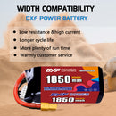DXF 1850mAh 5S 100C 18.5V Lipo Battery Pack for FPV LiPo Battery