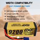 (GE)DXF High Voltage 4S 9200 mAh 15,2 V 130C Batteria Lipo ad Alta Capacità Hardcase con XT90 Spina per 1:8 Scala RC Auto, Multi-Rotore RC Aeroplano, RC Elicottero, RC Barca