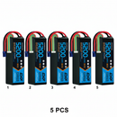 DXF 6S 22.2V 5200mAh 80C Graphene Soft Case LiPo Battery with EC5 Plug for 1/8 1/7 RC Cars, Trucks, Buggies & Boats (1-6 Pack Available)