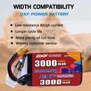 DXF 3000mAh 6S 100C 22.2V Lipo Battery Pack for FPV LiPo Battery