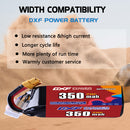 DXF 350mAh 6S 70C 22.8V Lipo Battery Pack for FPV LiPo Battery