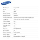 New Samsung INR18650-25S 2500mAh 3.6v  high power high rate lithium battery