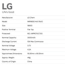 New  LG MJ1 18650 3500mAh 10A ischarge high power high rate lithium battery