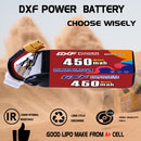 DXF 450mAh 6S 80C 22.2V Lipo Battery Pack for FPV LiPo Battery