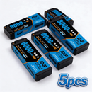 DXF 2S 7.4V 8000mAh 140C Blue Label Graphene LiPo Hardcase Battery with 12AWG 5mm Bullet to Deans Plug for 1/8 1/10 RC Car Truck Boat Drone (1-6 Pack Available)