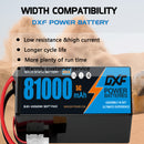 (CN)DXF 14S Lipo Battery 51.8V 5C 81000mAh Soft Case Battery  for Drone UAV FPV Car Truck Tank RC Buggy Truggy Racing Hobby