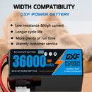 (CN)DXF 6S Lipo Battery 22.2V 10C 36000mAh Soft Case Battery  for Drone UAV FPV Car Truck Tank RC Buggy Truggy Racing Hobby
