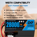 (CN)DXF 12S Lipo Battery 46.2V 15C 28000mAh Soft Case Battery  for Drone UAV FPV Car Truck Tank RC Semi solidstate Battery Racing Hobby