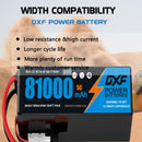 (CN)DXF 18S Lipo Battery 66.6V 5C 81000mAh Soft Case Battery  for Drone UAV FPV Car Truck Tank RC Buggy Truggy Racing Hobby