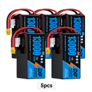 DXF 6S 22.2V 13000mAh 10C Soft Case LiPo Battery with 8AWG Wire for UAVs & Drones (1-6 Pack)