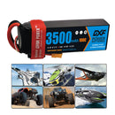 (ES)DXF Lipo Battery 3S 11.1V 3500MAH 100C  lipo SoftCase xt60 Plug for Rc 1/8 1/10 Buggy Truck Car Off-Road Drone