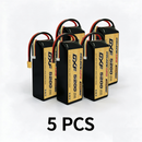 DXF 3S 11.1V 5200mAh 100C Gold Version Graphene LiPo Soft Case Battery with 10AWG XT60 Plug for 1/8 1/10 RC Car Buggy Truck Boat Drone (1-6 Pack Available)