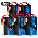 (CN)DXF 12S 리튬 폴리머 배터리 46.2V 15C 30000mAh 소프트 케이스 배터리 (드론 UAV FPV 자동차 트럭 탱크 RC 반고체 배터리 레이싱 취미용)