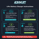 DXF LiPo Battery 2S2P 7.4V 8000mAh 140C Graphene Blue with EC5 / T / TRX / XT60 / XT90 / XT150 / XT90S / Q8s Plug for RC 1/10 Touring Car Racing