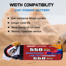 DXF 550mAh 6S 90C 22.2V Lipo Battery Pack for FPV LiPo Battery