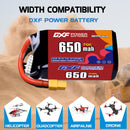 DXF 650mAh 5S 70C 18.5V Lipo Battery Pack for FPV LiPo Battery