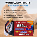 DXF 880mAh 6S 150C 22.8V Lipo Battery Pack for FPV LiPo Battery