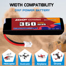 DXF 350mAh 1S 60C 3.8V Lipo Battery Pack for FPV LiPo Battery