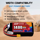 DXF 1400mAh 3S 150C 11.1V Lipo Battery Pack for FPV LiPo Battery