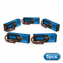 DXF 3S 11.1V 8400mAh 120C Graphene LiPo Hardcase Battery with 10AWG Deans T-Plug for RC Car Truck (1-6 Pack)