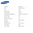 New Samsung INR21700-40T  4000mAh 35A Battery