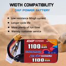 DXF 1100mAh 6S 120C 22.2V Lipo Battery Pack for FPV LiPo Battery