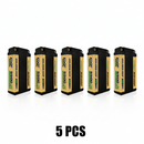 DXF 2S Shorty 7.6V 5500mAh 150C NGP PLUS Graphene Hardcase LiPo Battery with 5mm Bullet to Deans Plug for 1/10 RC Buggies, Touring Cars & Trucks (1-6 Pack Available)