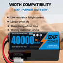 (CN)DXF 6S Lipo Battery 22.2V 5C 40000mAh Soft Case Battery  for Drone UAV FPV Car Truck Tank RC Buggy Truggy Racing Hobby Semi solidstate Battery