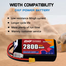DXF 2800mAh 3S 110C 11.1V Lipo Battery Pack for FPV LiPo Battery