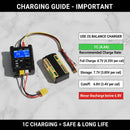 DXF LiPo Battery 2S HV 7.6V 4400mAh 140C Graphene Gold NGP Plus Version with 5mm Bullet / EC5 / T / TRX / XT60 / XT90 / XT150 / Q8s Plug for RC 1/10 Touring Car Racing