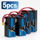 DXF SEMI-SOLID 14S 51.8V 46000mAh 5C Soft Case LiPo Battery with 8AWG Wire for Toy Cars, Boats, UAVs & Drones (1-6 Pack)