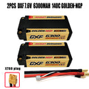 (CN)DXF 5mm 2S 6300mAh 7.6V 140C GOLDEN-NGP Batteria Lipo ad Alta Capacità Hardcase con XT90 Spina per 1:8 Scala RC Auto, Multi-Rotore RC Aeroplano, RC Elicottero, RC Barca