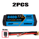 (CN) DXF 2S 7.6V Lipo Battery 140C 8400mAh with 4mm Bullet for RC 1/8 Vehicles Car Truck Tank Truggy Competition Racing Hobby
