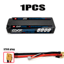 (CN)DXF 5mm 2S 8000mAh 7.6V 130C Batteria LCG Lipo ad Alta Capacità Hardcase con XT90 Spina per 1:8 Scala RC Auto, Multi-Rotore RC Aeroplano, RC Elicottero, RC Barca