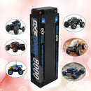 (ES)DXF Lipo Battery 2S 7.4V 8000mAh 110C/220C Hardcase Battery Graphene 5MM Battery for Rc Truck Drone 1/10 1/8 Scale Traxxas Slash 4x4 RC Car Buggy truggy