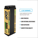 DXF LiPo Battery 2S HV 7.6V 8000mAh 140C Graphene Gold Version with 5mm Bullet / EC5 / T / TRX / XT60 / XT90 / XT150 / Q8s Plug for RC 1/10 1/8 Scale Car Racing
