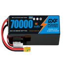 (CN)DXF 14S Lipo Battery 51.8V 10C 70000mAh Soft Case Battery  for Drone UAV FPV Car Truck Tank RC Semi solidstate Battery Racing Hobby