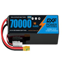 (CN)DXF 12S Lipo Battery 44.4V 10C 70000mAh Soft Case Battery  for Drone UAV FPV Car Truck Tank RC Semi solidstate Battery Racing Hobby