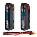 DXF LiPo Battery 2S2P HV 7.6V 10000mAh 150C Graphene Gray with 5mm Bullet / EC5 / T / TRX / XT60 / XT90 / XT150 / Q8s Plug for RC 1/10 1/8 1/5 Scale Car Racing