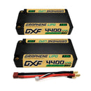 DXF LiPo Battery 2S HV 7.6V 4400mAh 140C Graphene Gold NGP Plus Version with 5mm Bullet / EC5 / T / TRX / XT60 / XT90 / XT150 / Q8s Plug for RC 1/10 Touring Car Racing