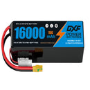 (CN)DXF 12S Lipo Battery 44.4V 15C 16000mAh Soft Case Battery  for Drone UAV FPV Car Truck Tank RC Semi solidstate Battery Racing Hobby