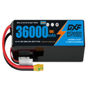 (CN)DXF 12S Lipo Battery 44.4V 10C 36000mAh Soft Case Battery  for Drone UAV FPV Car Truck Tank RC Semi solidstate Battery Racing Hobby