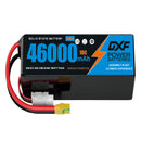 (CN)DXF 12S Lipo Battery 44.4V 10C 46000mAh Soft Case Battery  for Drone UAV FPV Car Truck Tank RC Semi solidstate Battery Racing Hobby