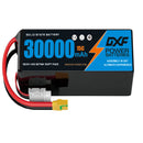 DXF SEMI-SOLID 14S 53.9V 30000mAh 15C Soft Case LiPo Battery with 8AWG Wire for Toy Cars, Boats, UAVs & Drones (1-6 Pack)