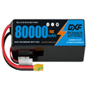 (CN)DXF 12S Lipo Battery 46.2V 15C 80000mAh Soft Case Battery  for Drone UAV FPV Car Truck Tank RC Semi solidstate Battery Racing Hobby